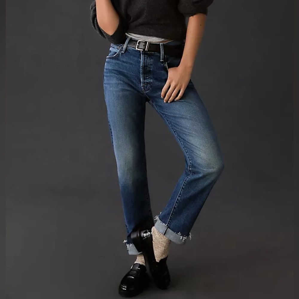 MOTHER Scrapper Cuff Ankle Fray